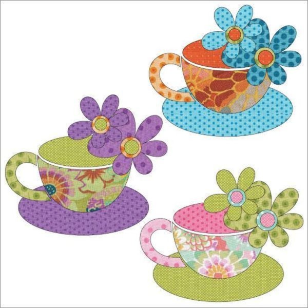 Аппликация чашка