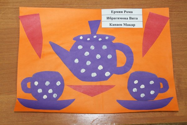 Аппликация в подготовительной группе на тему посуда