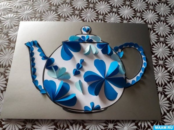 Аппликация посуда