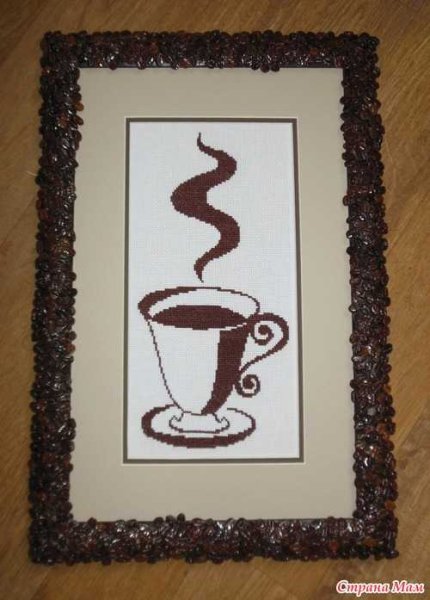 Картины из кофейных зерен
