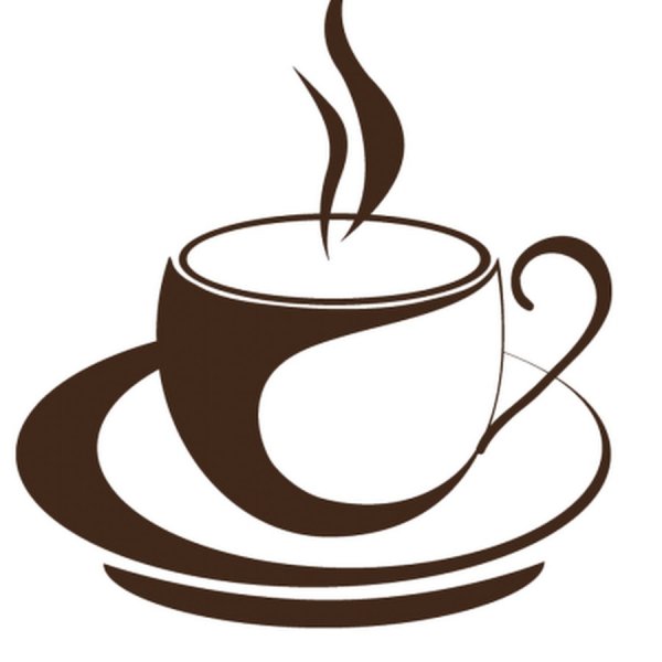 Чашка кофе на прозрачном фоне