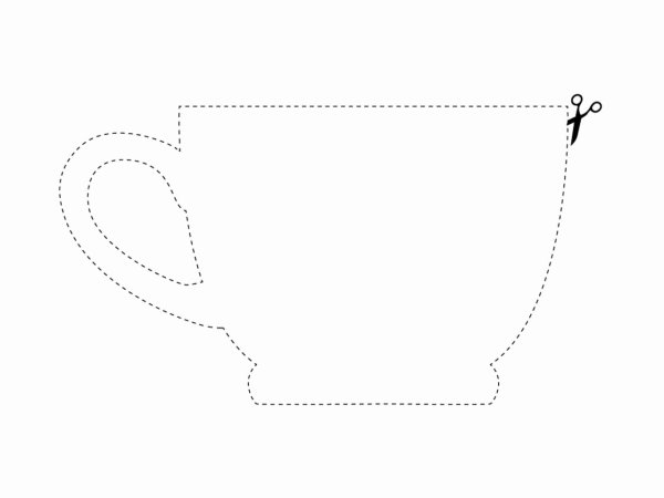 Трафарет кружки