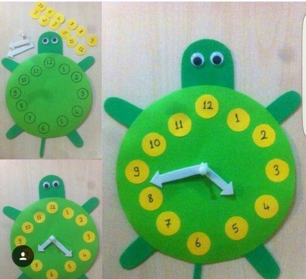 Поделка часы