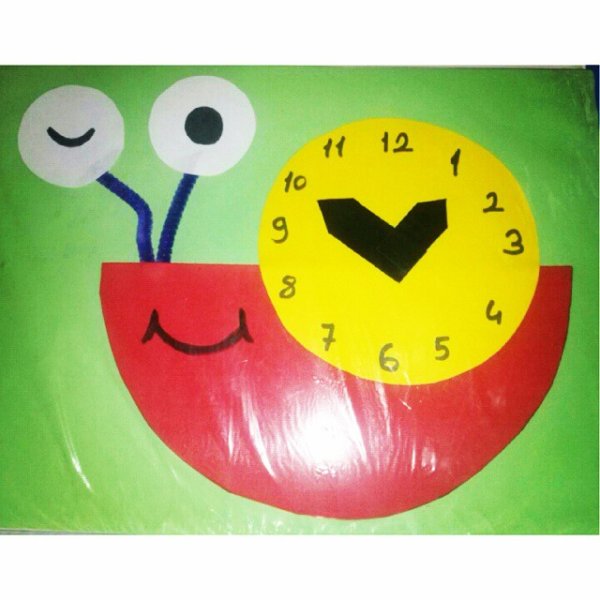 Аппликация часы