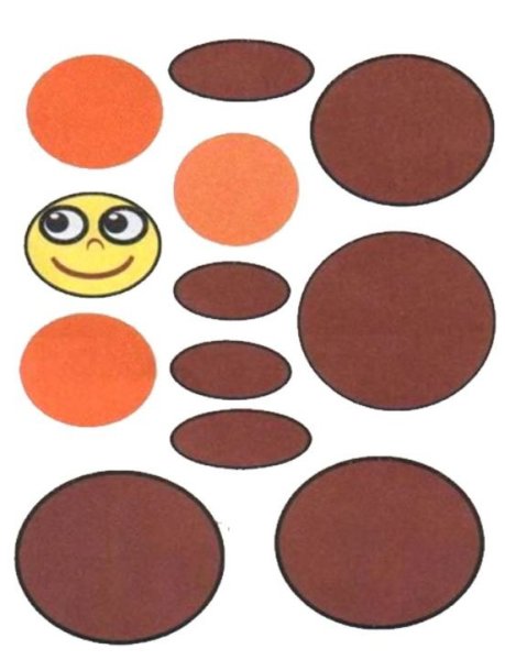 Аппликации из бумаги с заготовками