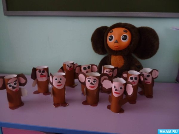 Лепка Чебурашка в старшей группе