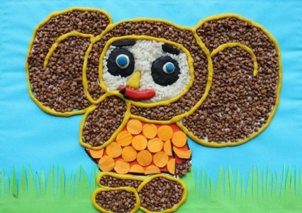 Поделки из крупы