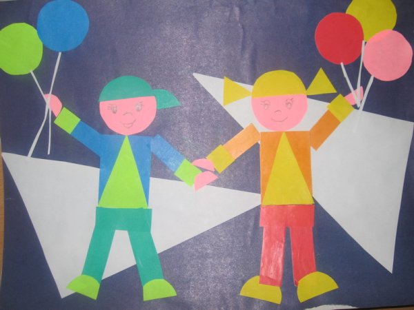 Поделки из геометрических фигур