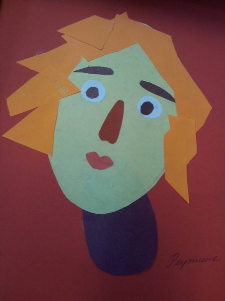 Аппликация человек