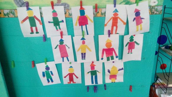 Аппликация на тему человек в старшей группе