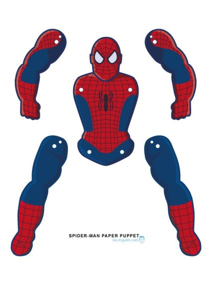 Бумажный человек паук