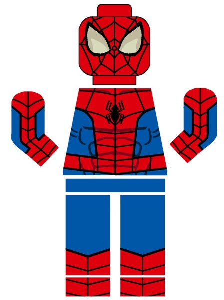 LEGO Decals Spider man