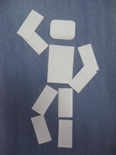 Аппликация человек