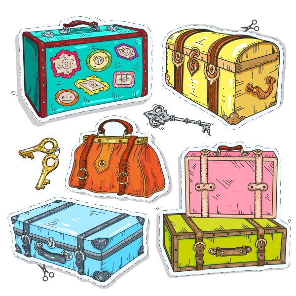 Чемодан эскиз