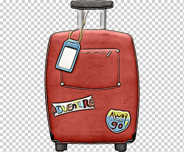 Мультяшный чемодан для путешествий