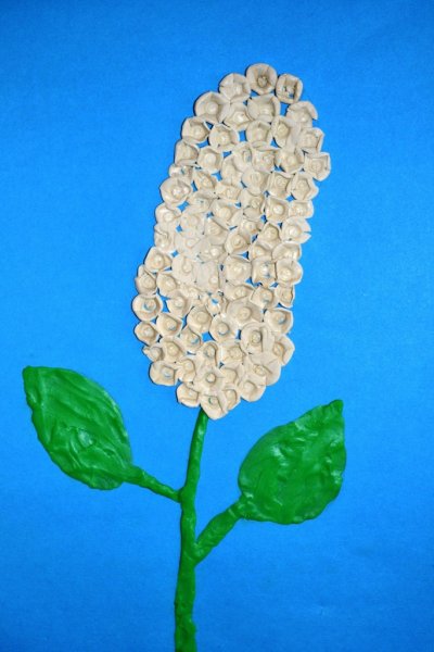 Черемуха из салфеток