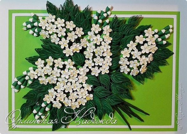 Квиллинг черемуха