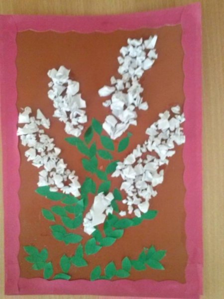 Весенняя аппликация