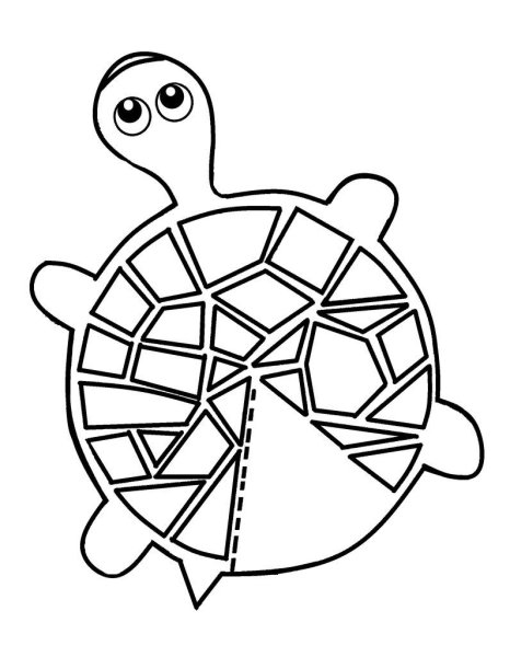 Поделка черепаха