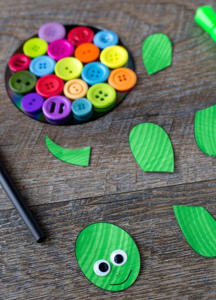 Поделки из пуговиц для детей