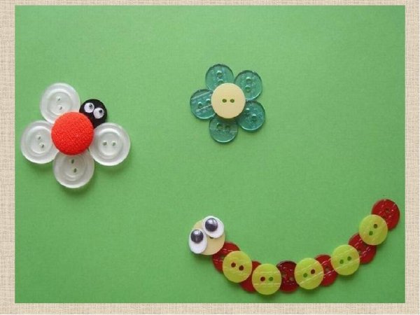Поделки из пуговиц