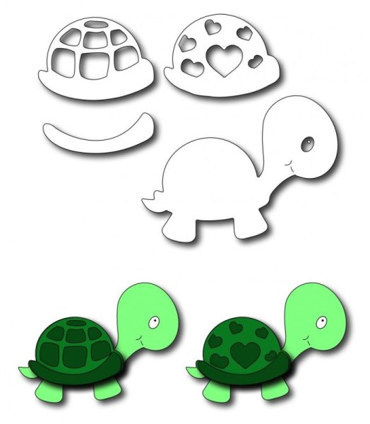 Поделка черепаха для малышей