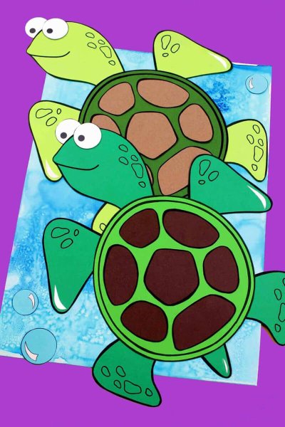 Объемная аппликация черепаха