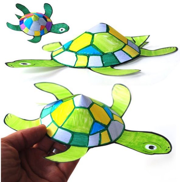 Объемная аппликация черепаха