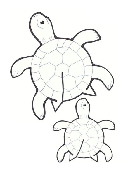 Аппликация черепаха