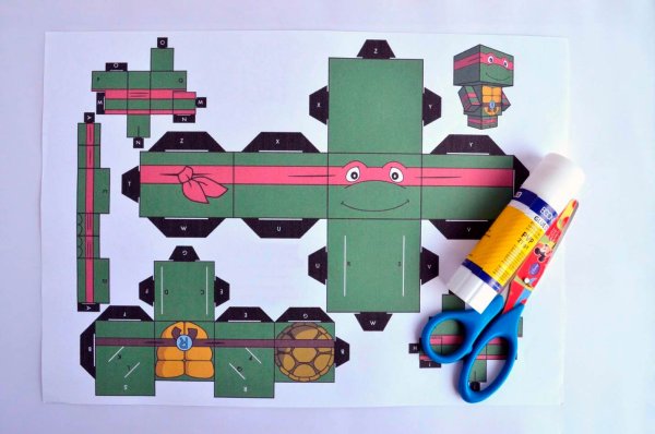 Поделки из бумаги Черепашки ниндзя