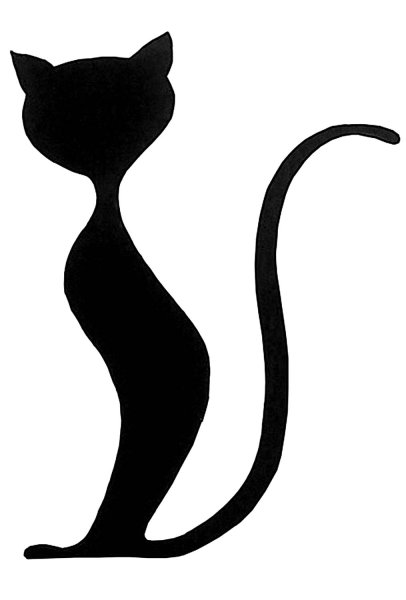 Трафарет кошки