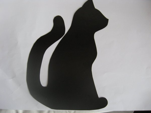 Аппликация кошка