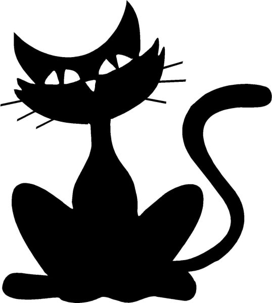 Силуэт кошки