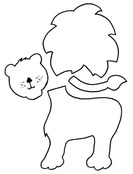 Шаблоны для детских аппликаций