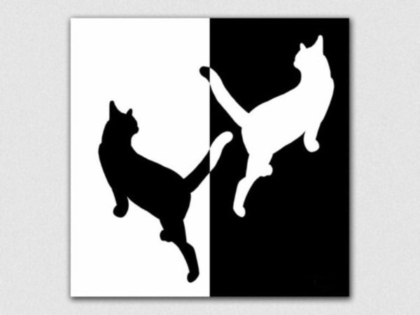 Трафарет кошки