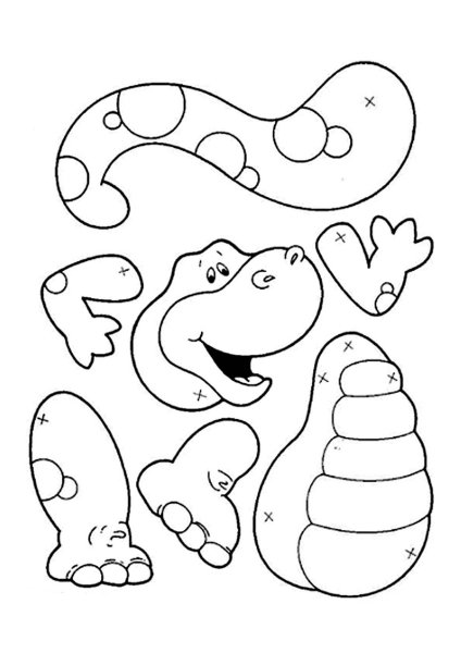 Трафареты для детских поделок