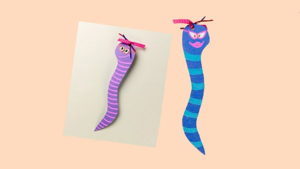 Закладки из картона и цветной бумаги