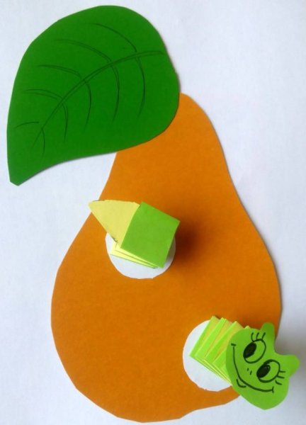 Червячок из бумаги