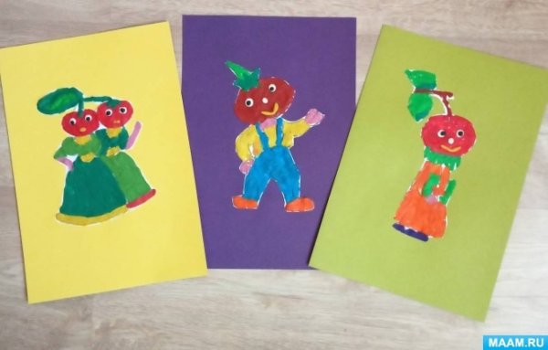Поделки из цветной бумаги Чиполлино