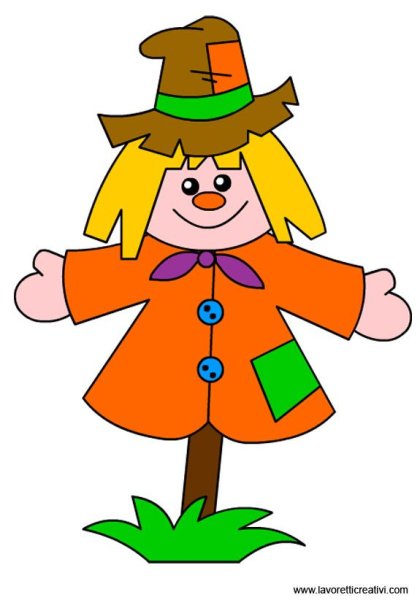 Пугало аппликация