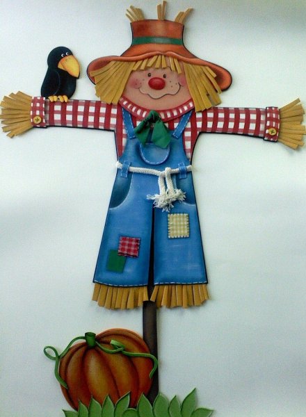 Поделка пугало для детского сада