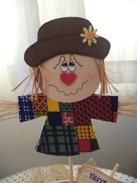 Поделка пугало для детского сада