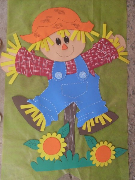 Поделка чучело огородное