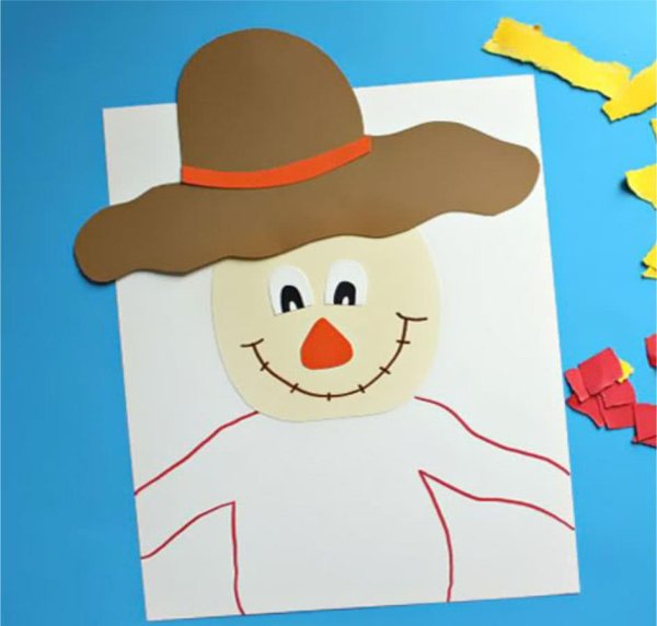 Пугало аппликация