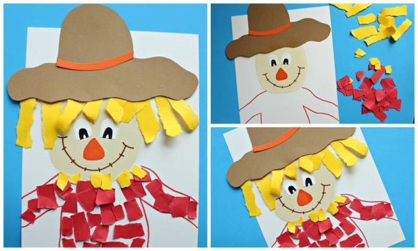 Пугало аппликация