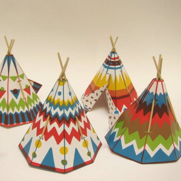 Макет вигвама своими руками