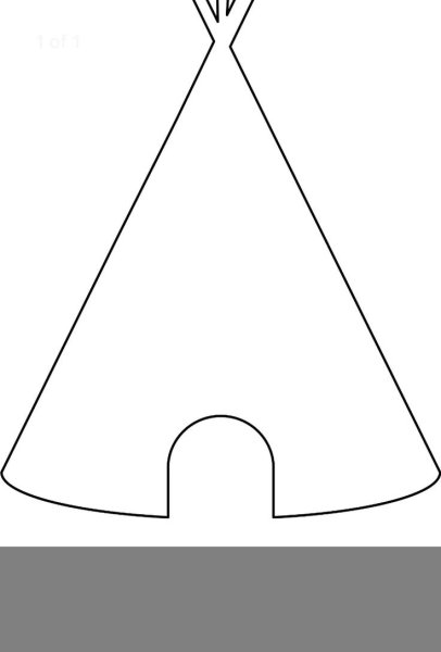 Аппликация чум