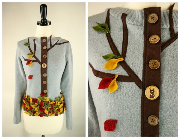 Украсить одежду пуговицами