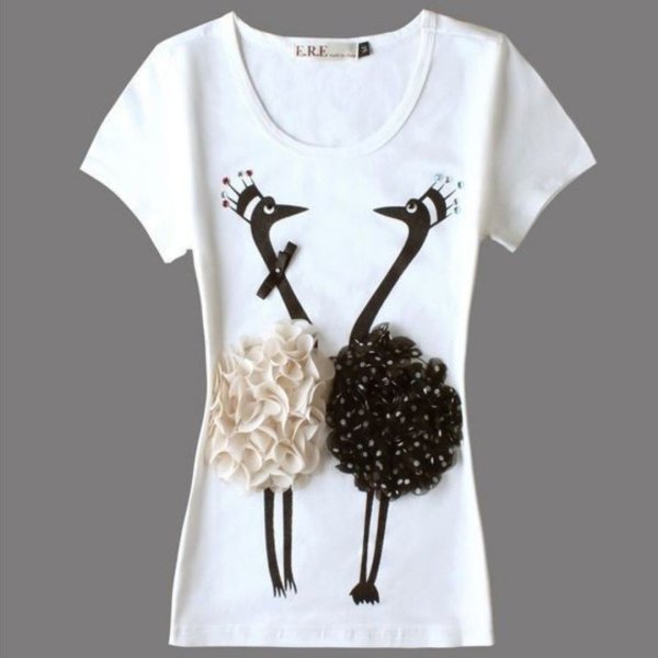 Украшение футболки