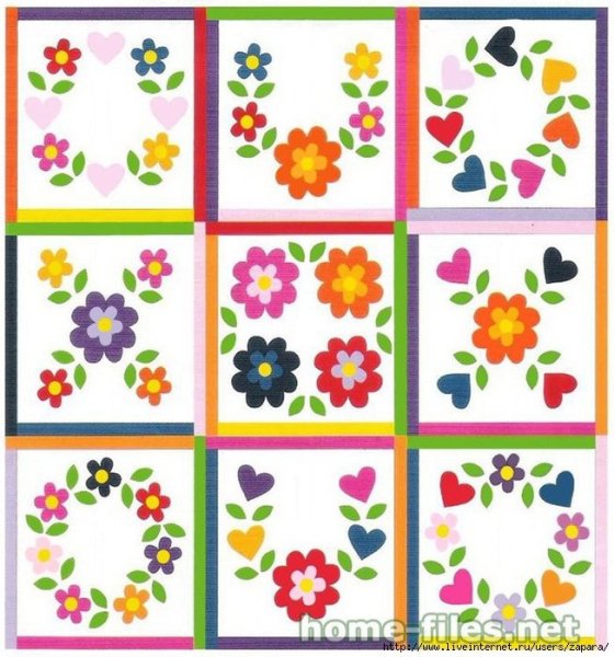 Декоративное рисование на квадрате